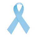 Light Blue Awareness Ribbon Temporary Tattoo